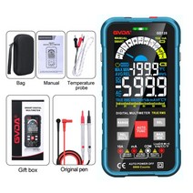 검전기 테스터기 GVDA-새로운 스마트 멀티미터 자동 범위 1000V 10A 디지털 커패시턴스 테스터 True RMS R, 02 GD128-BLUE