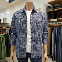 리바이스 플라워 프린팅 슬림핏셔츠 65816-0065