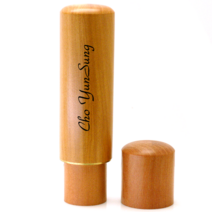 개인인감 대추목자석뚜껑6푼 이름각인, 3.영어각인, 전서체한글