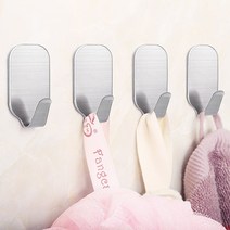스텐 고리 접착식 열쇠걸이 다용도 무타공 차키걸이, 상세페이지 참조, 상세페이지 참조