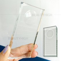 뷰티하이 크리스탈 속눈썹받침대 직사각형 속눈썹연장재료