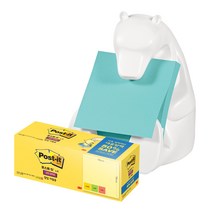 3M 포스트잇 팝업 디스펜서 곰인형 BEAR-330 + 리필 20패드 (KR330-20A)