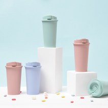 씨밀렉스 리유저블 텀블러 1+1+1, 베이직, 블루 3개