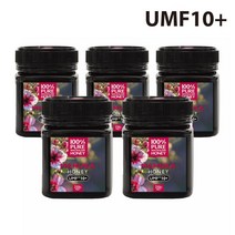 마누카 허니 100% 마누카꿀 UMF10+ 뉴질랜드 마누카꿀10 효능 마누카꿀 차 꿀물 천연 벌꿀 직수입, 5  e.a(1250), 1개