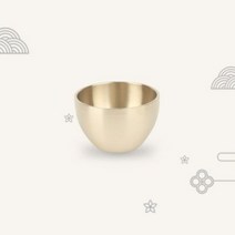 새드리 호담 명인 명장 전통 방짜유기 동백 술잔 1P, 단품