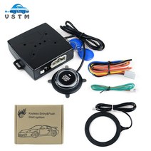북미원격시동 자동차원격시동 신차검수 auto car starline alarm engine push start stop button rfid lock 점화 스위치 엔트리 도난, 없음, 1개