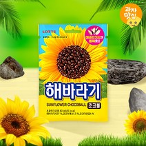 [메가마트]롯데 해바라기씨 초코볼 80g, 1개