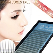 래피드 2P래쉬 두가닥 매시속눈썹 8~15mm J컬 C컬 0.10T 0.15T 0.20T 고급원사 속눈썹 연장용, [J컬/0.15T]12mm
