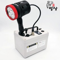 명장집어등 P100 풀밝기 6시간이상부터 볼락 빙어 갈치 낚시, P100+배터리 8시간(삼성 58.8A), 3.5A