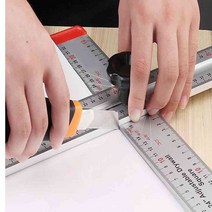 산업용 전문가용 정밀 자유각도자 눈금 직각자 목공 각도 선긋기 컷팅자 알루미늄 각도자