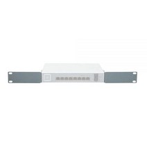 GeoLynx 실버 랙 마운트 어댑터 브래킷 유비쿼티용 귀 US-8-150W UniFi 스위치 8포트 에지 M6 케이지 너트 나사 하드웨어