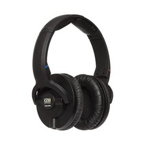 볼륨 조절 기능이 있는 KRK KNS 8400 온 이어 클로즈드 백 원주형 스튜디오 모니터 헤드폰