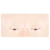투명스모그라이딩마스크 눈썹 문신 연습 메이크업 보드 훈련 피부 실리콘 뷰티 아카데미 풀 페이스 입술 코 속눈썹 재사용 가능한 패드, plum