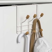 살림일기 우드 도어후크 4구 6구 10구, 우드도어후크 - 6구