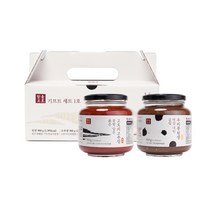 믿음으로 기프트세트 1호 (우리콩된장900g+고로쇠고추장900g)