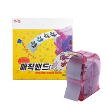 모아랩 매직밴드 키즈 일자형 캐릭터 롤 밴드 36매입, 단품