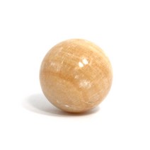 오렌지 칼사이트 원석볼 관상석(30mm)(좌대미포함), 단품