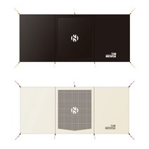 노스피크 사이드월 M사이즈 L사이즈 NORTHPEAK SIDE WALL 당일발송, 사이드월 블랙 L 사이즈