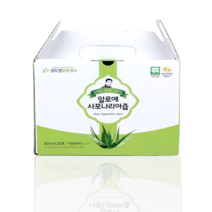 도영알로에 유기농 알로에 사포나리아즙, 80ml, 40개