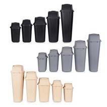 40리터 휴지통 스윙휴지통 대형쓰레기통 40L, 40L 그레이, 뚜껑+하부세트