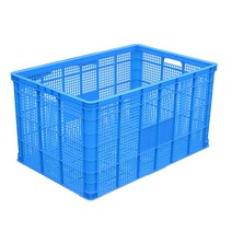 사과박스 배 플라스틱 상자 계육 의류 물류 대형 화물, 680 바스켓 외경 675x485x400노란색