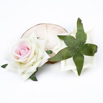 플라워 월 드라이 플란넬 장미 실크 꽃 벽 인공 식물 홈 웨딩 장식 신부 모자 화분 피스, 색상 10+10 pieces