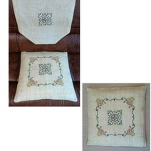 삼베금사자수방석(솜포함)/쇼파등커버/여름방석/방석