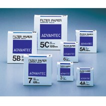 일본산/ADVANTEC 정량여과지 No.5C/지름 125mm 1팩 100ea