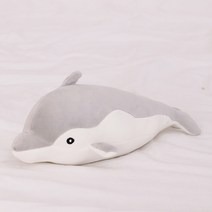 고래인형 상어 베게 향유고래 대형 고래 흰수염고래 애착 선물 이상한 변호사 편한, 회색, 35(소장팔로우-작은걸이증정)