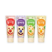 복음자리 짜먹는잼 4개 세트 (딸기 블루베리 사과버터 망고), 바로짜먹는잼 (딸기/2개+블루베리/2개)