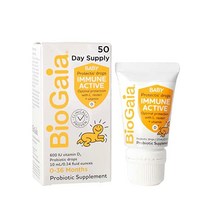BioGaia Protectis 아기 프로바이오틱스 드롭스 비타민D 0.34oz, Immune Active Baby