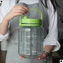모과주 수제청 담금술 투명 담금주병 과실주병, 03. 숨쉬는 효소병 8L
