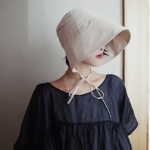 데코라멘 여름 바캉스 버킷햇 여성벙거지모자 라피아햇 보넷 스타일 모음