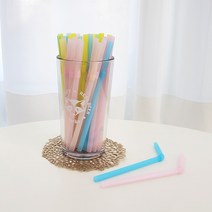 아가프라 / 일회용빨대 200p 16cm 스트로우빨대스틱 음료빨대 짧은빨대, 스타일회용빨대 200p