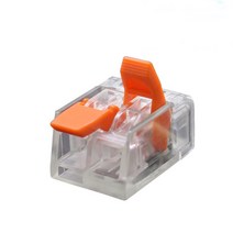 커넥터 와이어 2550100pcs 오렌지 미니 퀵 범용 컴팩트 와이어 플러그인 와이어 터미널 홈, 채널-412, 50개
