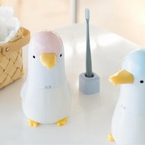 어린이 손씻기 습관 펭귄 전동 비누거품 디스펜서 자동분사 학원 이사선물 손세정제 화장실, 1개, 블루