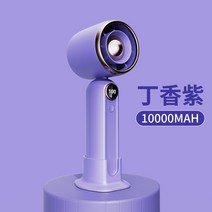 강력냉방 휴대용 핸디에어컨 선풍기 캠핑 핸디 냉기 휴대용 손풍기 에어컨 손 미니, C타입-퍼플-10000mAh