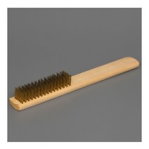 직사각 20cm 나무 손잡이 쇠브러쉬 와이어 솔, 단품, 단품