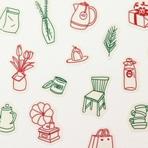 기타 바보사랑[썸무드 디자인]시그니쳐 스티커, 그린