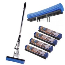 희망마트_삼정크린마스터 PVA 유리닦이 바닥 펄프 청소기_HOM, 쫑★리필 4개