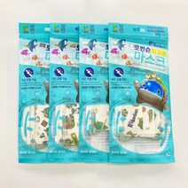 국산 귀안아픈 안답답한 끈조절 영유아 3살 4살 5살 마스크 3매x5 로빈슨