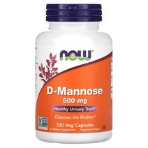 나우푸드 만노오스 디마노스 D마노스 500mg 120캡슐, 120 Count