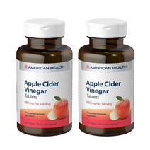 [2개 SET] 아메리칸헬스 애플 사이다 비니거 사과 식초 200정 [American Health] Apple Cider vinegar 200tabs, 2개