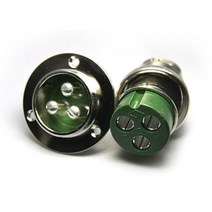 항공잭 32MM 날개타입 K-32-3핀 플러그 국내생산 원형커넥터 써큘러커넥터, 02_판넬