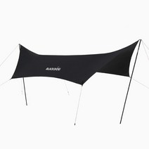 헥사타프 블랙코팅타프 Blackdog naturehike 초경량 천막 텐트 비치 uv-proof 방수 캐노피 야외 캠핑 해먹 태양 보호소 anti-tear tarp, 흑은화