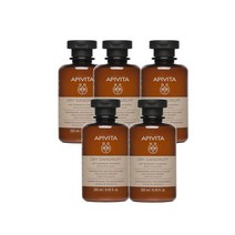 아피비타 건조한두피 비듬 샴푸 250ml Apivita Shampoing Antipelliculaire, 5팩