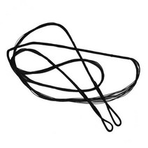 3-4pack 양궁 Bowstrings 활 문자열 Recurve 활 장궁 사냥을 위한 검정, 검은 색, 나일론