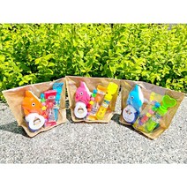러비팡 어린이집생일답례품 물총 선물세트 유치원 학원 교회 단체선물, 물총+막대사탕+색연필+비눗방울