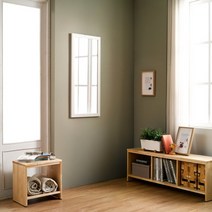 디센 JENO 제노 우드 900 벽거울, 화이트