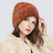 극강의 따뜻함 [부드러운 극세사 털비니 모자] 겨울 여성 여자 방한
